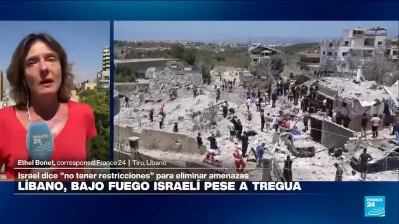 Informe desde Beirut: baja intensidad de ataques israelíes contra Hezbolá, pero no se detienen
