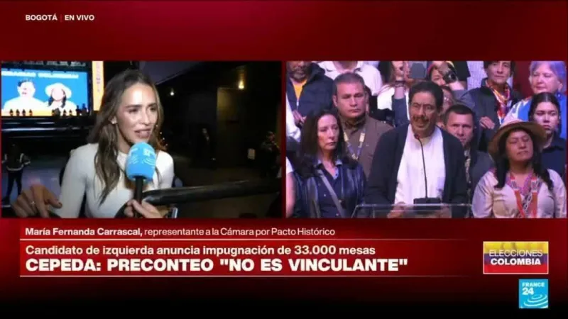 María Fernanda Carrascal: "Vamos a esperar los escrutinios para reconocer los resultados"
