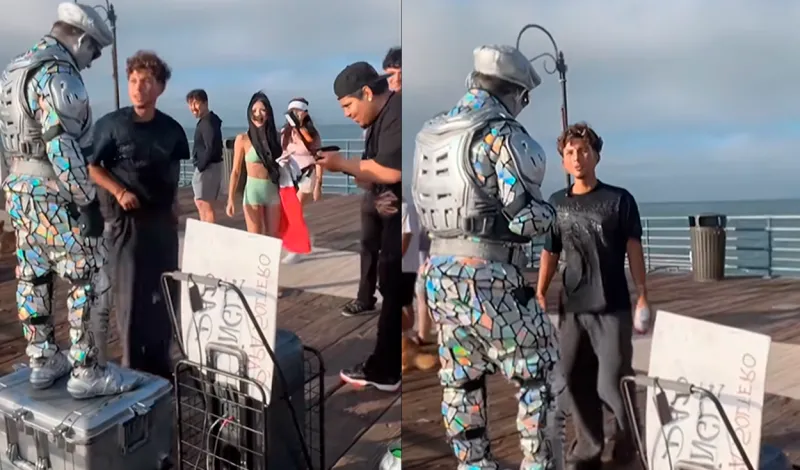 Robotín explota e insulta a jóvenes tiktokers en Estados Unidos que arruinaron su trabajo