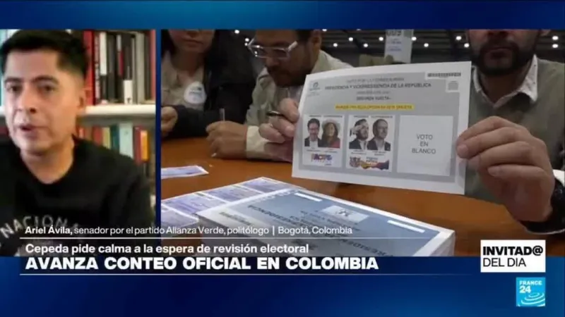 Ariel Ávila: "No hay intenciones de desconocer el resultado electoral en Colombia"
