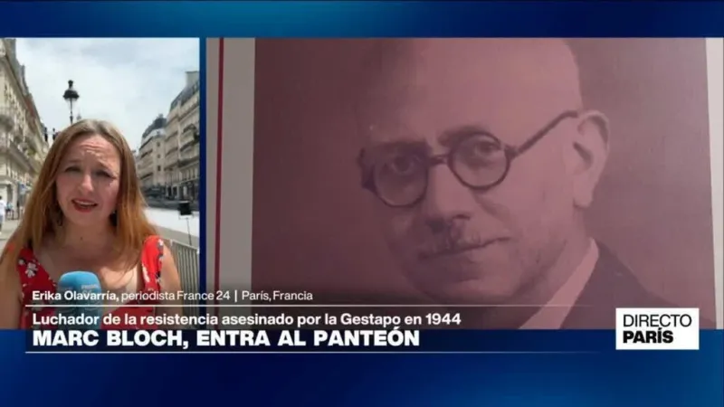 Directo París: el historiador Marc Bloch entrará al Panteón