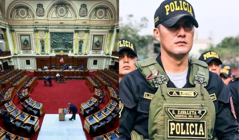 Congreso aprueba en segunda votación ley procrimen que evita que policias y militares sean procesados por la justicia ordinaria