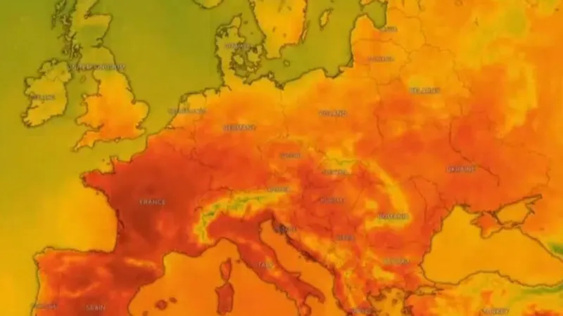 Ola de calor en Europa: Francia alcanza máximos históricos de temperatura