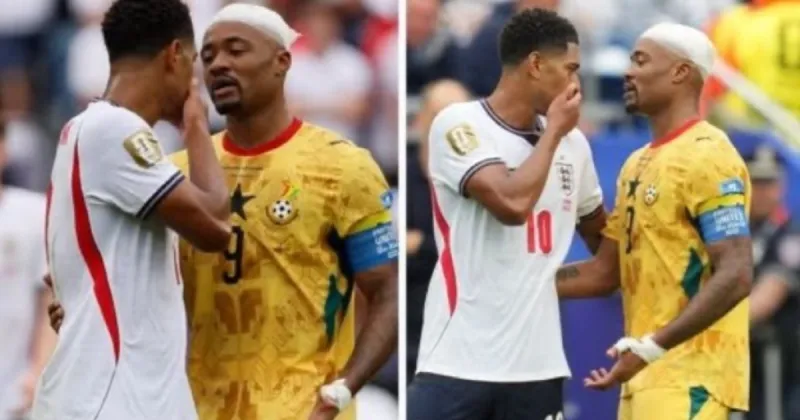 Polémica en el Mundial: Jude Bellingham se tapó la boca para hablar durante el partido ante Ghana, pero no fue sancionado