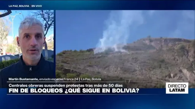 Directo Latam y el fin de los bloqueos en Bolivia tras siete semanas de protestas