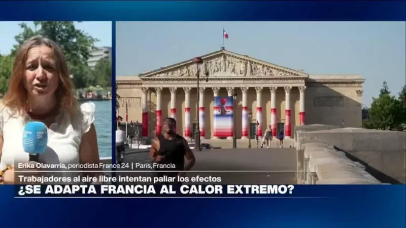 Olas de calor convierten el aire acondicionado en tema de campaña en Francia