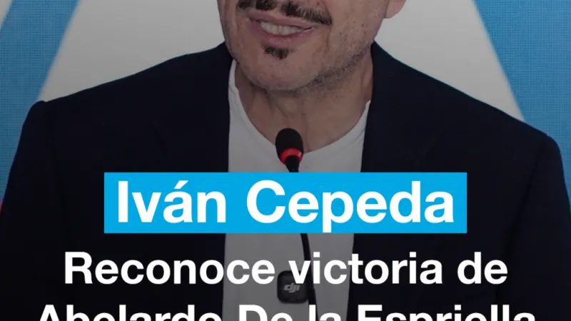 Elecciones Colombia: Cepeda reconoce resultados y denuncia la "injerencia extranjera"