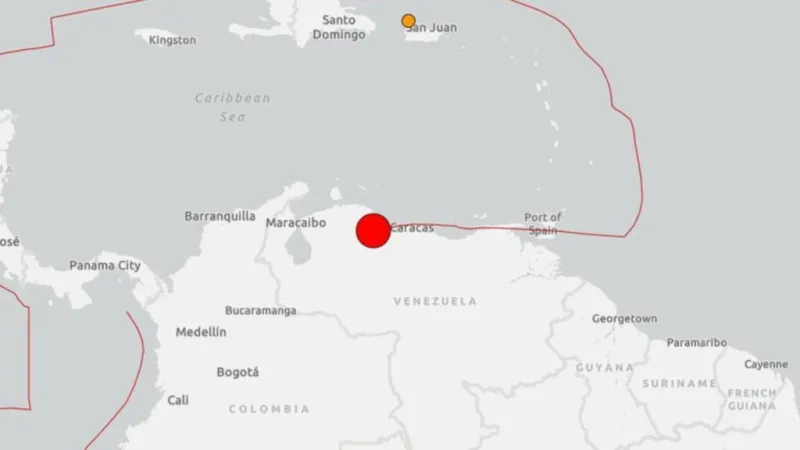 Un terremoto de magnitud 7,1 sacude el centro de Venezuela y se siente en Caracas y Colombia