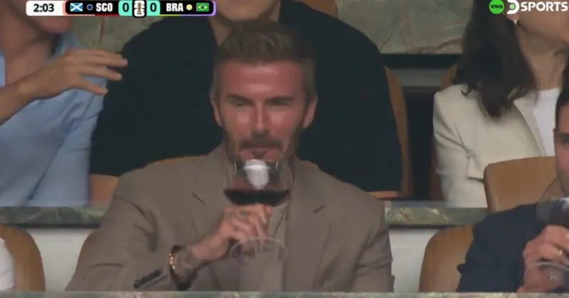 Una copa, Brasil y un fichaje en la mira: la relajada tarde de Beckham en Miami