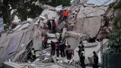 Las imágenes de los graves daños causados en Caracas por los potentes terremotos que han golpeado Venezuela