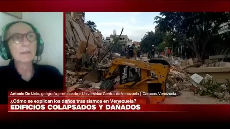 Antonio De Lisio: "Los terremotos superan la capacidad de respuesta de Venezuela"
