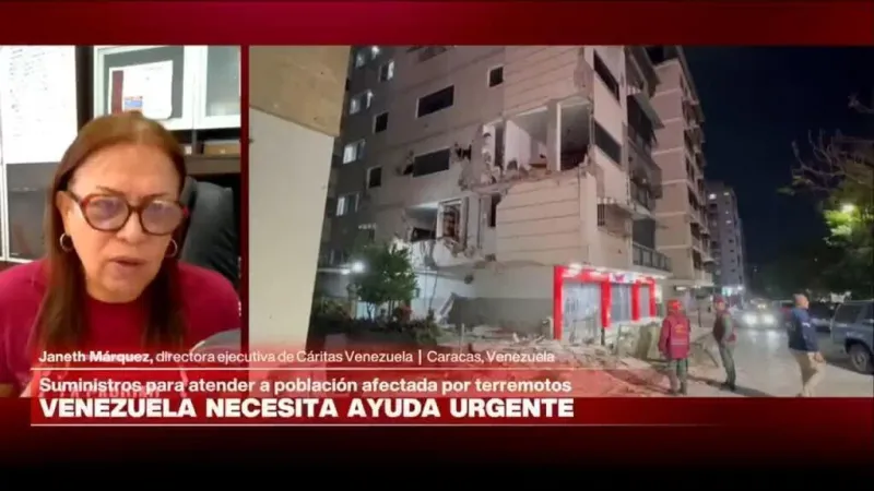 Cáritas Venezuela explica qué ayuda urge tras los terremotos de 7,2 y 7,5
