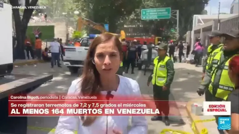 Caracas recupera la electricidad, pero persisten problemas de comunicación tras doble terremoto