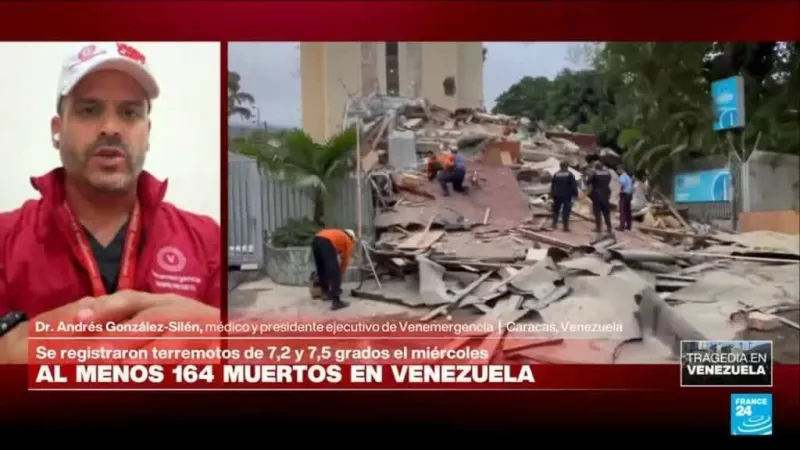 Venemergencia explica cómo atiende a los afectados por los terremotos en Venezuela