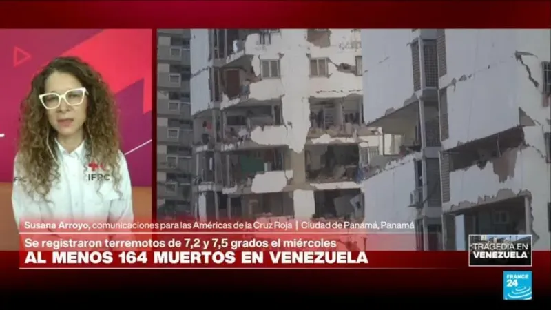 Cruz Roja detalla su respuesta a la emergencia por los terremotos en Venezuela