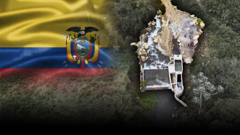 Ecuador: la hidroeléctrica que produce energía sin represar el agua
