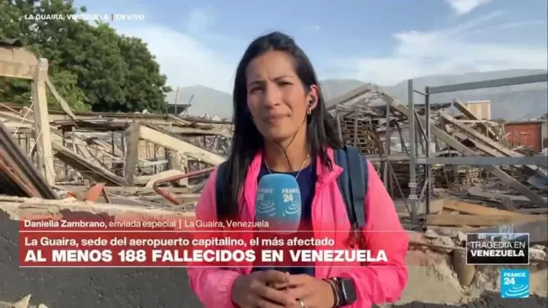 Informe desde La Guaira: búsqueda desesperada entre los escombros a la espera de maquinaria
