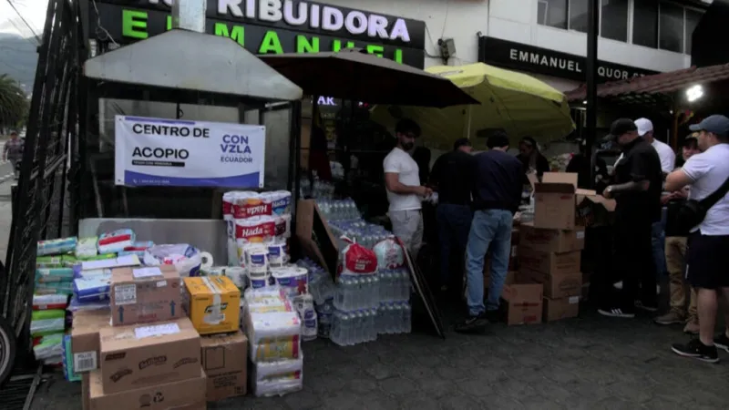 Ecuador organiza la ayuda humanitaria tras el doble terremoto en Venezuela