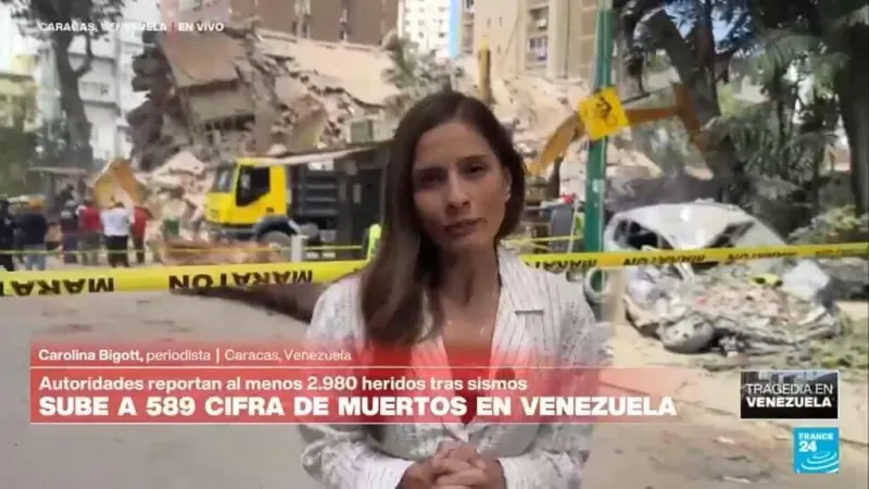 Aumenta el número de fallecidos y heridos mientras continúan las labores de búsqueda en Venezuela