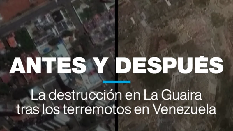 Antes y después: la destrucción en La Guaira tras los terremotos en Venezuela