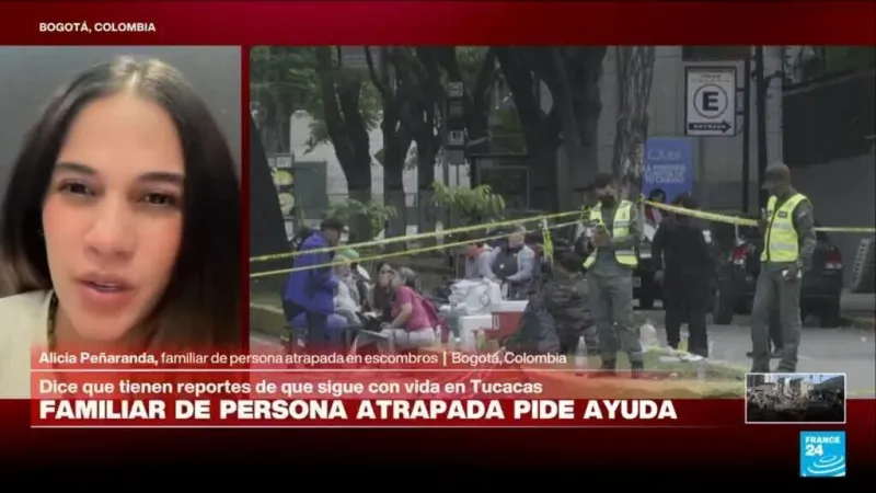 Venezuela: ciudadana colombo-española quedó atrapada bajo los escombros, su familia pide ayuda