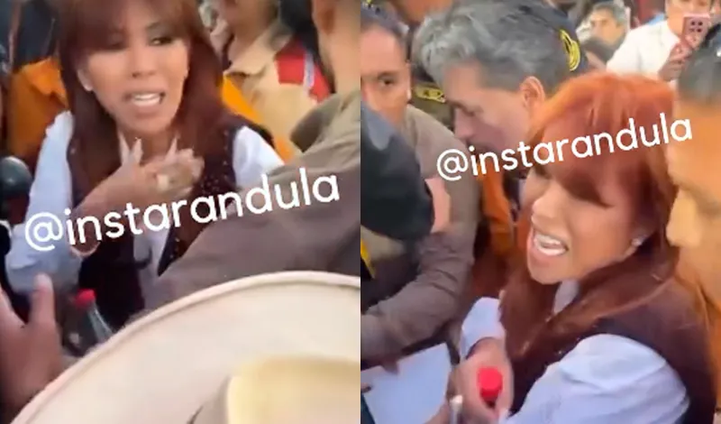 Magaly Medina vivió terrible momento en Cajamarca en pleno evento taurino y explota en furia: "Alguien me vació cerveza"