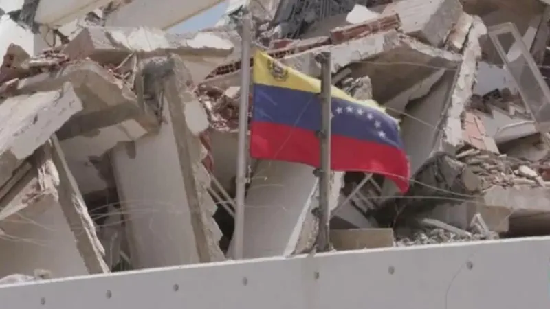 Socorristas extranjeros se suman a rescatistas y voluntarios venezolanos para buscar víctimas