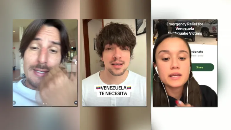 Terremotos en Venezuela: Ricardo Montaner, Danny Ocean, Lasso o Joaquina impulsan campañas de ayuda