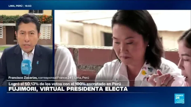 Informe desde Lima: Keiko Fujimori es la presidenta electa de Perú