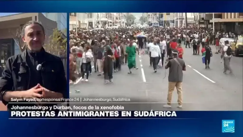Informe desde Johannesburgo: masivas protestas antimigrantes en Sudáfrica