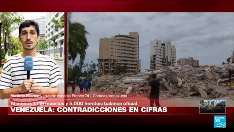 Informe desde Caracas: contradicción en cifras de edificios dañados por terremoto doble