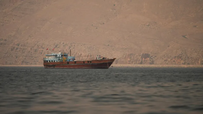 Cómo los barcos ponen en riesgo su "seguridad" al transitar por el estrecho de Ormuz
