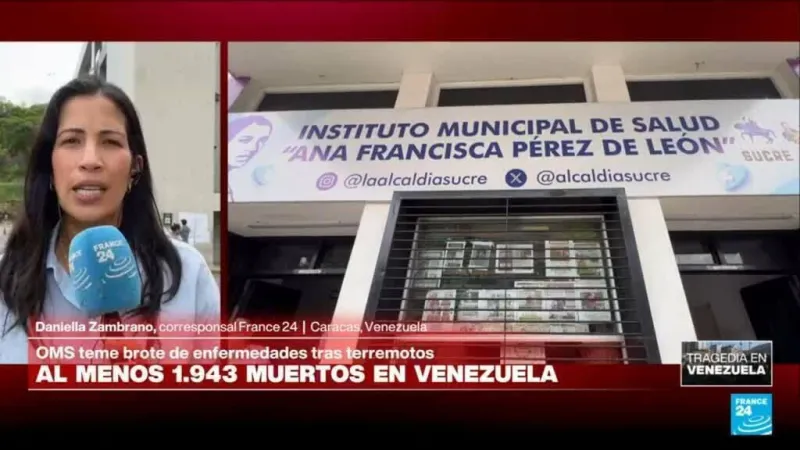 Informe desde Caracas: falta de material quirúrgico y ambulancias en los hospitales tras terremotos