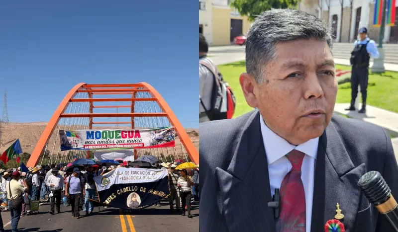 Alcalde de Mariscal Nieto advierte que protesta podría radicalizarse: "Promulgar la ley sería echar más leña al fuego"