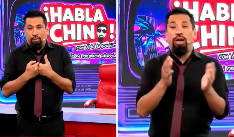 Aldo Miyashiro conmueve al anunciar en vivo el final definitivo de su programa en Willax: “Hoy termina ‘Habla chino’”