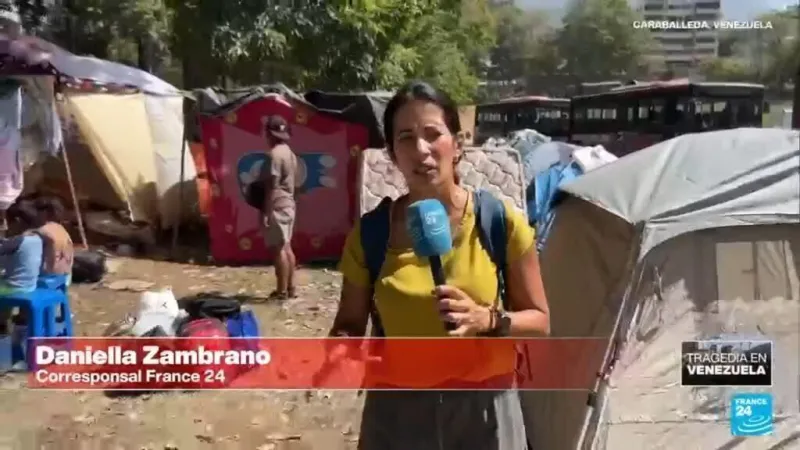 Campo de golf se convierte en refugio para damnificados en Venezuela