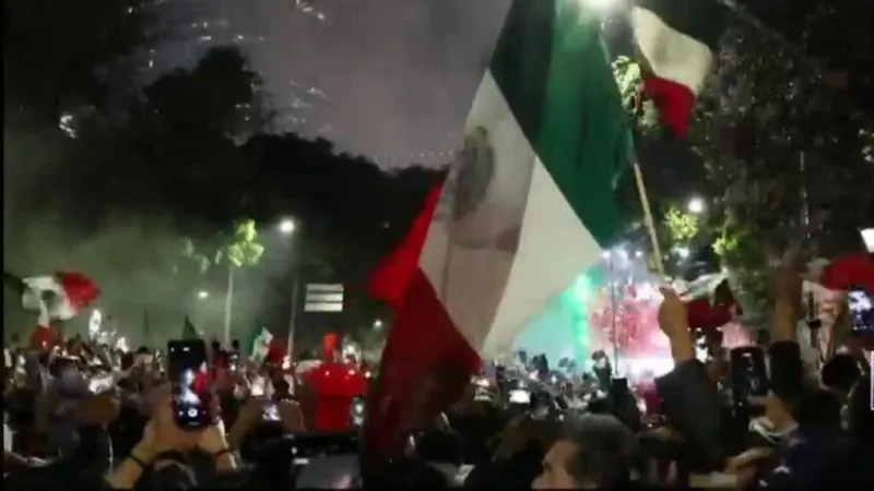 Celebración por el pase de México a octavos deja cuatro muertos en Ciudad de México