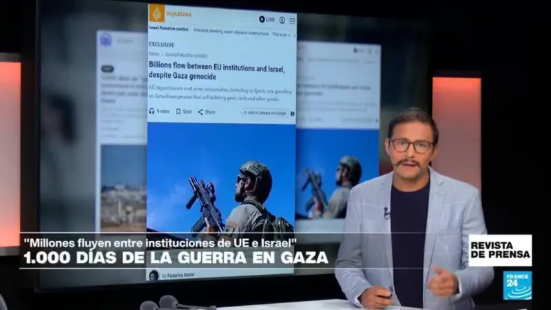 "Miles de millones fluyen entre la UE e Israel, pese a genocidio en Gaza": 'Al Jazeera'