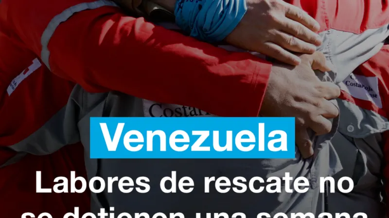 Terremotos en Venezuela: se mantiene viva la esperanza de encontrar vida bajo los escombros
