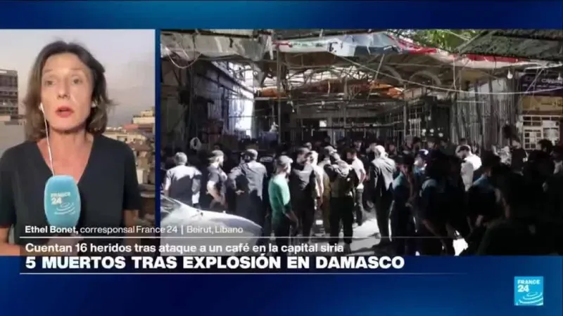 Seis muertos tras explosión junto al Palacio de Justicia de Damasco