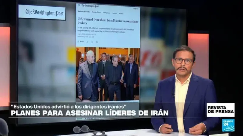"Estados Unidos advirtió a Irán de que Israel podría asesinar a negociadores": 'The Washington Post'
