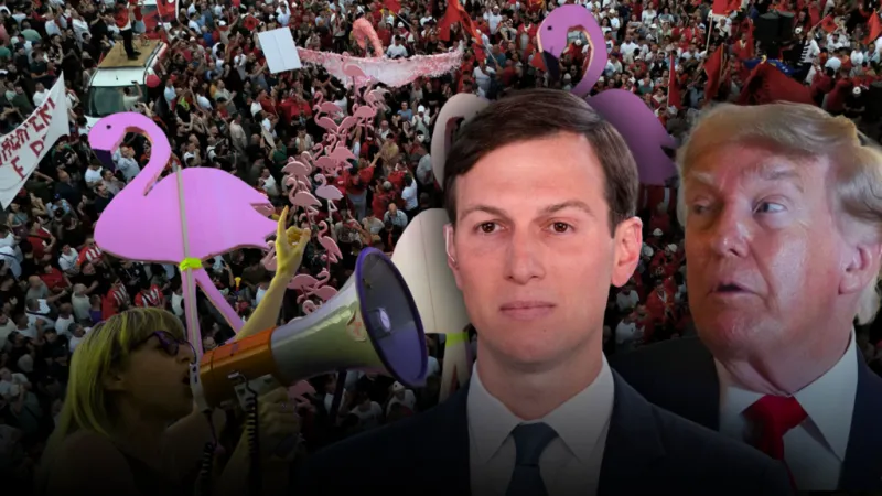Albania: la revolución de los flamencos contra el megaproyecto del yerno de Trump
