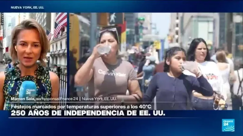 Informe desde Nueva York: ola de calor obstaculiza las celebraciones del 4 de julio