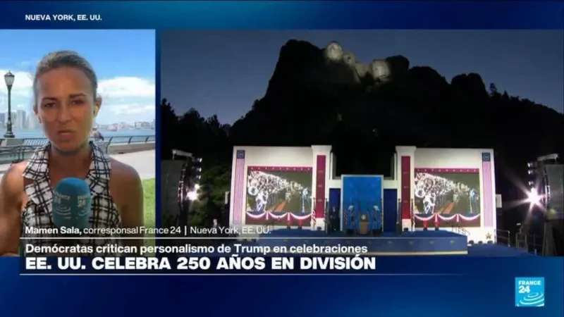 Informe desde Nueva York: división marca celebraciones de 250 años de independencia de EE. UU.