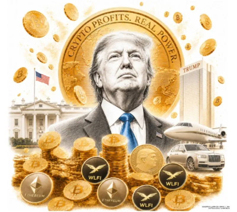 Donald Trump, el presidente de las criptomonedas y de las ganancias multimillonarias