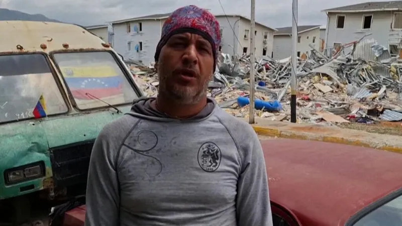 La esperanza se desvanece entre los escombros en Venezuela