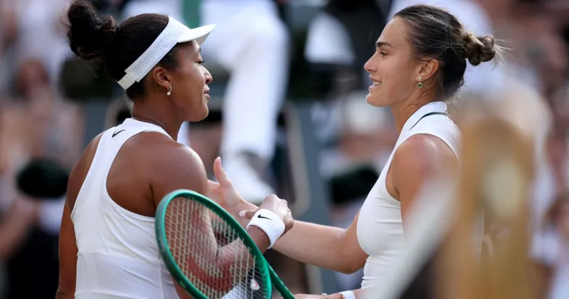 Naomi Osaka dio el golpe: eliminó a Sabalenka y se metió en cuartos de final de Wimbledon tras una actuación brillante