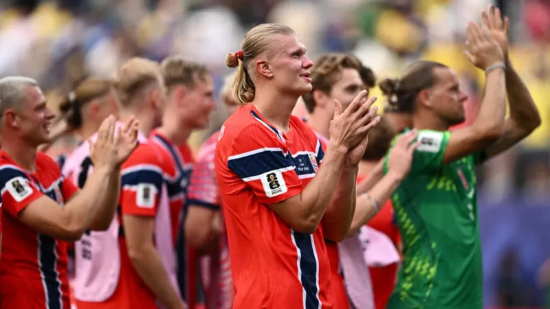 Haaland consolida la victoria de Noruega sobre Brasil y clasifica a los cuartos de final