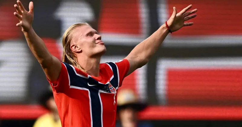 Haaland fue una locomotora imparable para Brasil, metió un doblete y le dio la clasificación a Noruega a los cuartos de final del Mundial