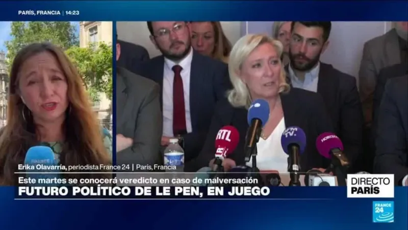 Informe desde París: Marine Le Pen espera un fallo clave para su futuro político